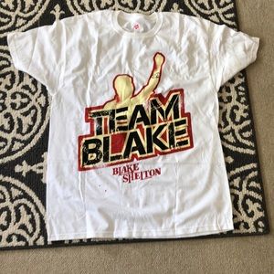 Team Blake tee shirt . Size large